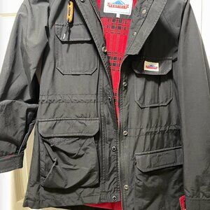 Madewell x Penfield Kasson Hooded Parka Jacket (Black, XS)